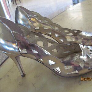 Gold  Color Heels Size 11M Audrey Brooke